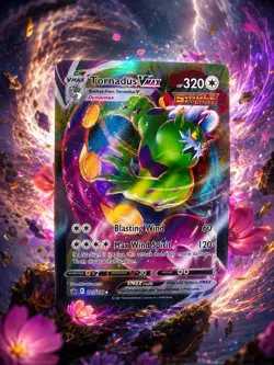Pokemon Tornadus VMAX 125/198 Chilling Reign Ultra Rare Holo 320 HP 2021 - Image 1