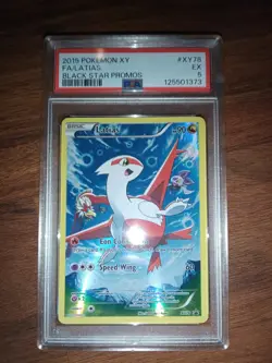 Pokemon TCG Latias XY78 Full Art Black Star Promo PSA 5 - Image 1