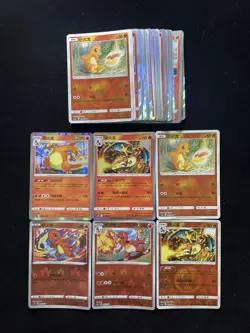 29*Lot Pokemon TCG S-Chinese cs2aC/cs5aC R Charizard Holo 003/127 VE75 - Image 1