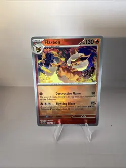 Pokemon Flareon (Poke Ball Pattern) Rare SV: Prismatic Evolutions 013/131 NM - Image 1