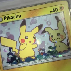 HAND WHOLE SWIRL 🌀💫 PSA 8 Pikachu SM162 Sun Cosmos Holo Promo Pokemon Card - Image 2