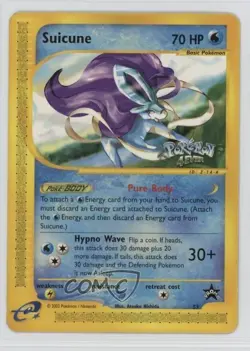 Suicune Pokemon WOTC Black Star #53 1999 - Image 1