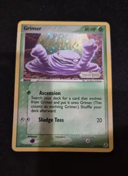 GRIMER 54/92 LP LEGEND MAKER POKEMON REVERSE HOLO - Image 1