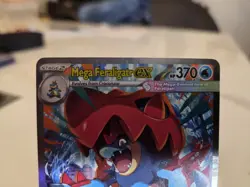 Pokemon Mega Feraligatr EX Foil Rare Card 370 HP ASC 274/217 Water Type - Image 2