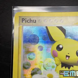 Pichu 59/106 EX Emerald Reverse Holo Rare Pokemon TCG Nintendo Pikachu MP - Image 2