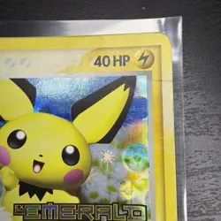 Pichu 59/106 EX Emerald Reverse Holo Rare Pokemon TCG Nintendo Pikachu MP - Image 3