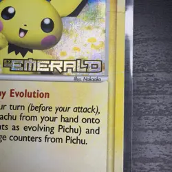 Pichu 59/106 EX Emerald Reverse Holo Rare Pokemon TCG Nintendo Pikachu MP - Image 5