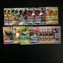 14 Lot Pokemon Tag Team Gx No Holo Chinese venusaur & snivy raichu lucario FI38 - Image 1