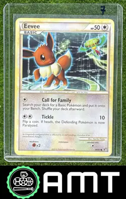 Eevee 2010 Pokemon HeartGold & SoulSilver Undaunted #48/90 #7 - Image 1