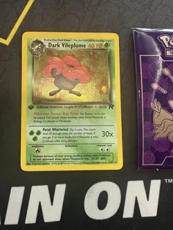 Pokemon Card Dark Vileplume 13/82 Team Rocket Holo Rare 1st Edition 318💎NM +💎 - Image 1