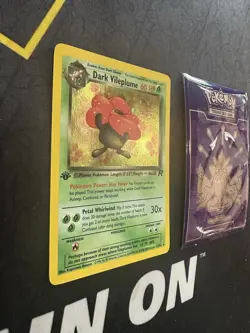 Pokemon Card Dark Vileplume 13/82 Team Rocket Holo Rare 1st Edition 318💎NM +💎 - Image 2