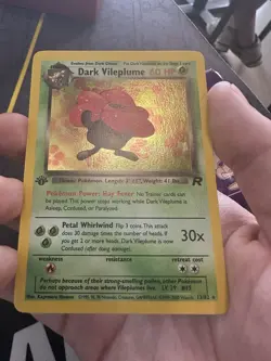 Pokemon Card Dark Vileplume 13/82 Team Rocket Holo Rare 1st Edition 318💎NM +💎 - Image 4