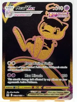 Pokemon Mew VMAX TG30/TG30 Fusion Strike Full Art Holo Secret Rare - Image 1