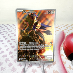 Zamazenta 201/182 Illustration Rare Destined Rivals Scarlet & Violet Pokemon TCG - Image 1