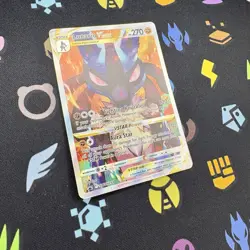 Lucario Vstar SWSH291 Crown Zenith ETB Black Star Promo LP-MP - Image 2