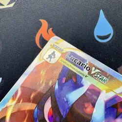Lucario Vstar SWSH291 Crown Zenith ETB Black Star Promo LP-MP - Image 3