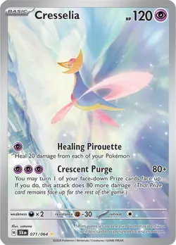 Nintendo Cresselia Illustration Rare Holo 071/064 Shrouded Fable EN 2024 120 HP - Image 1