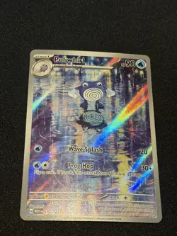 Pokemon TCG Poliwhirl IR Art 176/165 151 Near Mint - Image 1