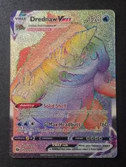 Drednaw VMAX 075/073 NM Champion's Path Rainbow Rare Pokemon - Image 1