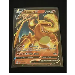Charizard V Pokemon TCG 017/172 Ultra Rare Holo Brilliant Stars 2022 Near Mint - Image 1