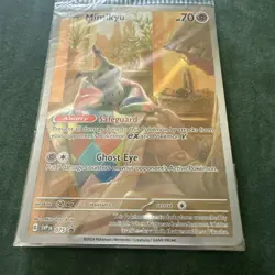 Pokemon Mimikyu SVP 075 Scarlet Violet Black Star Holo Promo Factory Sealed - Image 2