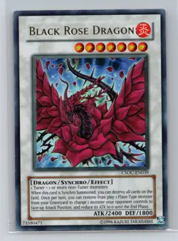 Crossroads of Chaos Black Rose Dragon - LP #CSOC-EN039 12898 - Image 1