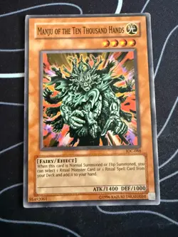 Manju of the Ten Thousand Hands IOC-088 Invasion of Chaos Yu-Gi-Oh Unlimited LP - Image 1