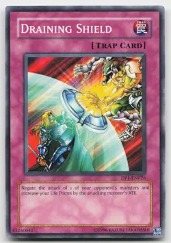 Draining Shield DP1-EN026 Duelist Pack 1: Jaden Yuki Yu-Gi-Oh NM - Image 1