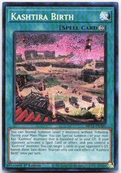 Kashtira Birth 1st Edition Prismatic Secret Rare 25th Anniversary MP23-EN200 LP - Image 1