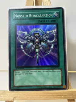 Yu-Gi-Oh! TCG, Monster Reincarnation | RDS-EN045 | Super Rare | 1st Edition | MP - Image 1