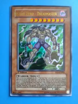 UPPER DECK MISPRINT Destiny Hero - Dreadmaster Ultra Rare EOJ-EN004 1st Edition - Image 1