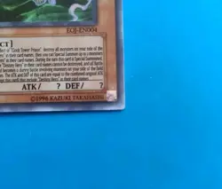 UPPER DECK MISPRINT Destiny Hero - Dreadmaster Ultra Rare EOJ-EN004 1st Edition - Image 2