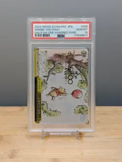2023 Weiss Schwarz Disney 100 Winnie the Pooh Stamp #026HND PSA 10 - Image 1
