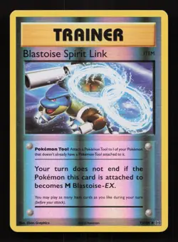 Pokemon Card Blastoise Spirit Link 73/108 Reverse Holo XY Evolutions LP - Image 1