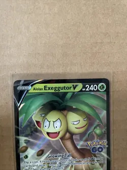Alolan Exeggutor V SWSH225 Black Star Promo Pokemon GO Card - Image 2