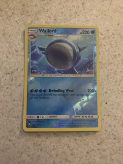 Wailord 40/168 Celestial Storm Reverse Holo Rare Pokemon Card NM - Image 1