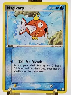 Magikarp 65/109 2004 EX-Team Rocket Returns Common Pokemon Card - Fast Shipping - Image 1