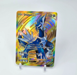 Custom Gold Holo Diagla Pokemon Card Diagla EX READ DESCRIPTION BELOW - Image 1