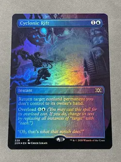 Cyclonic Rift (Borderless FOIL) -MTG Double Masters (2XM 2020) NM - Image 1