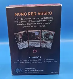 MTG Magic Mono Red Aggro Challenger Deck 2021 Brand New Factory Sealed - Image 2
