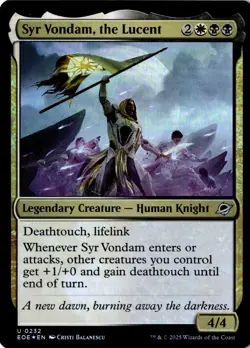 Syr Vondam, the Lucent U Edge of Eternities 232 NM - Image 1