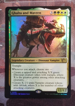 Ghalta and Mavren Foil - March of the Machine - Image 1