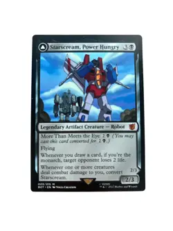 Starscream, Power Hungry 005/015 Universes Beyond Transformers Regular MTG Magic - Image 1