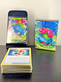 Pokemon TCG V Battle Theme Deck VENUSAUR - OPEN - NO BOX - Image 3