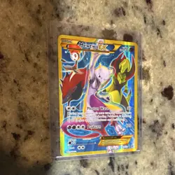 Pokemon TCG Mewtwo EX 163/162 XY BREAKthrough Secret Rare Full Art Holo 170HP - Image 3