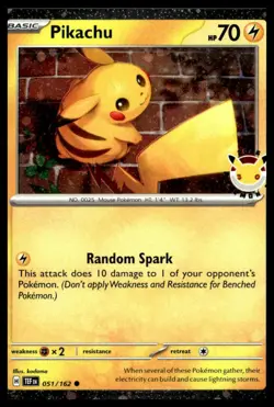 Pokemon TCG #051/162 Pikachu (Pokemon Day 2026) - Image 1