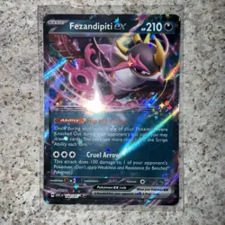 Pokemon TCG Fezandipiti EX 142/137 Double Rare - Ascended Heroes - Image 1