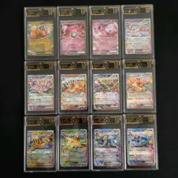 12 Lot OCD 10 Eeveelution ex RR Set 2024 Pokemon JPN Sv8A Eevee Umbreon FI38 - Image 1