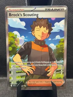 Brock's Scouting 179/159 Ultra Rare Journey Together Pokemon Near Mint - Image 1