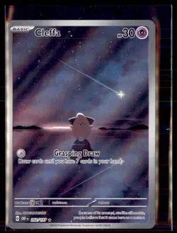 Pokemon Obsidian Flames Cleffa 202/197 Illustration Rare - Image 1